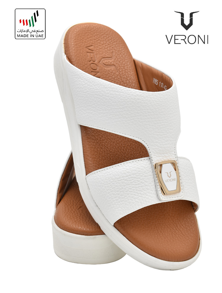 Veroni-[V348]-VMS-116-White-Gents-Sandal-6