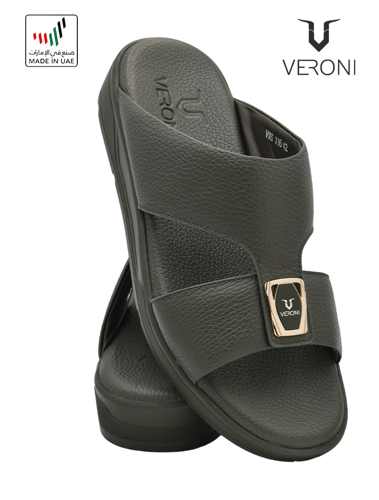 Veroni-[V350]-VMS-116-Olive-Gents-Sandal-6