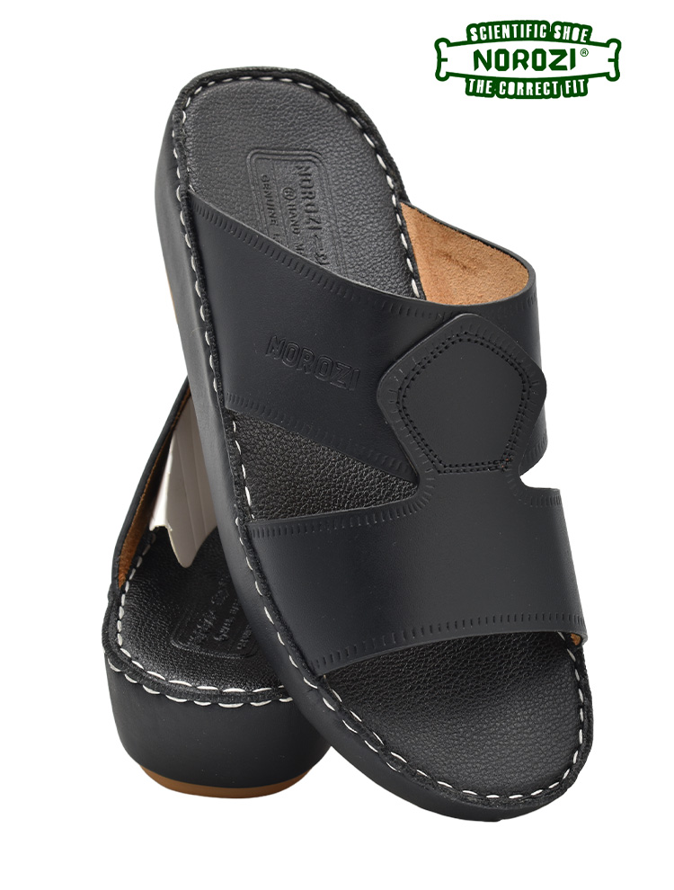 Norozi [NR28] 055 Full Black Boys Sandal