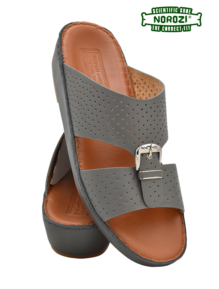 Norozi [NR42] 038 Grey Gents Sandal