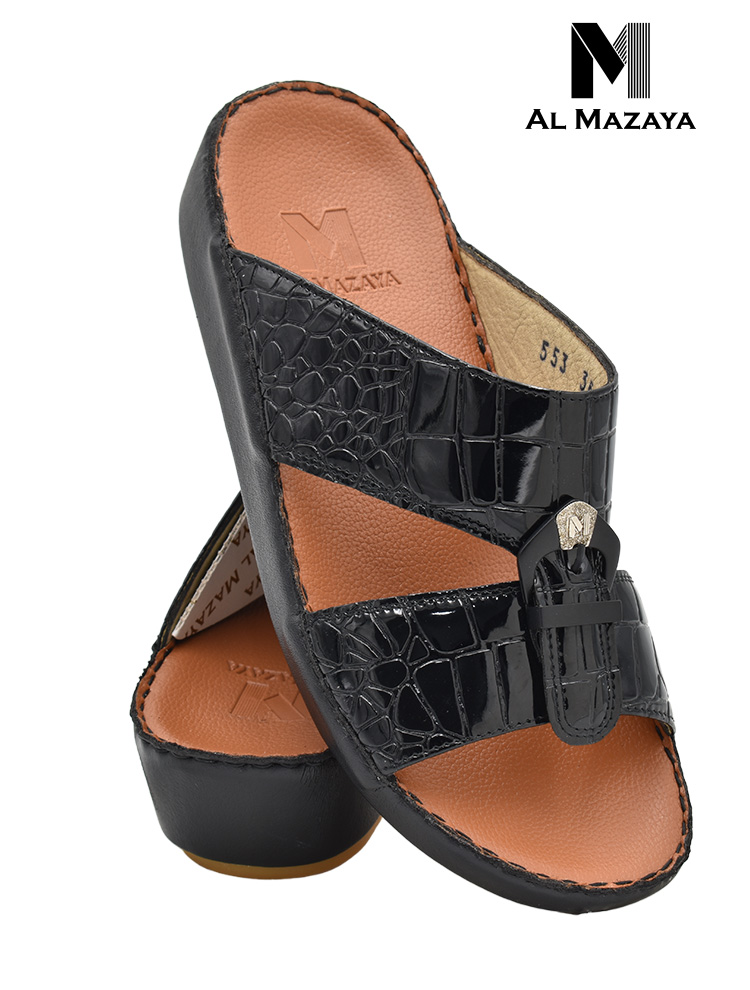 Al Mazaya [MZ49] 553 Black Boys Sandal