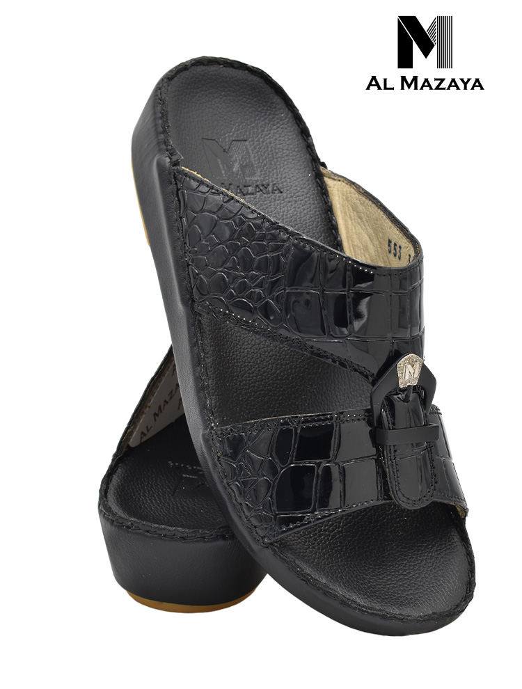 Al-Mazaya-[MZ50]-553-Full-Black-Boys-Sandal-24