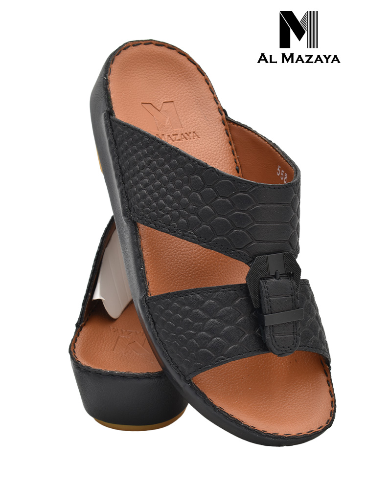 Al Mazaya [MZ51] 558 Black Boys Sandal