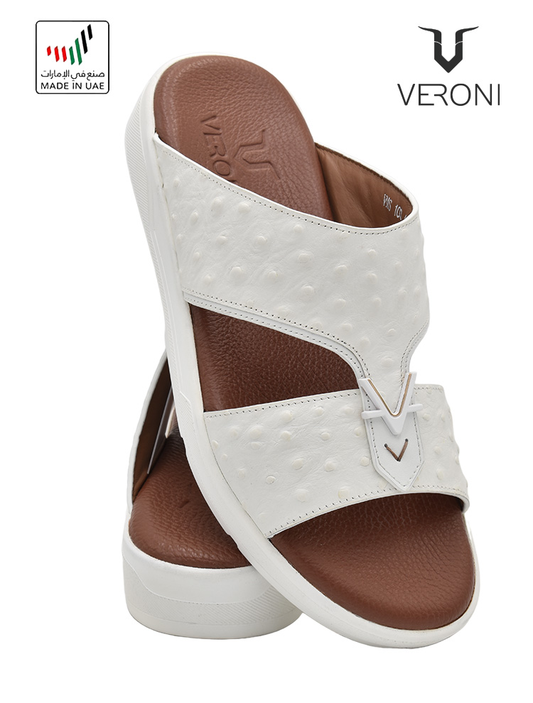 Veroni [V356] VMS-103 White Gents Sandal