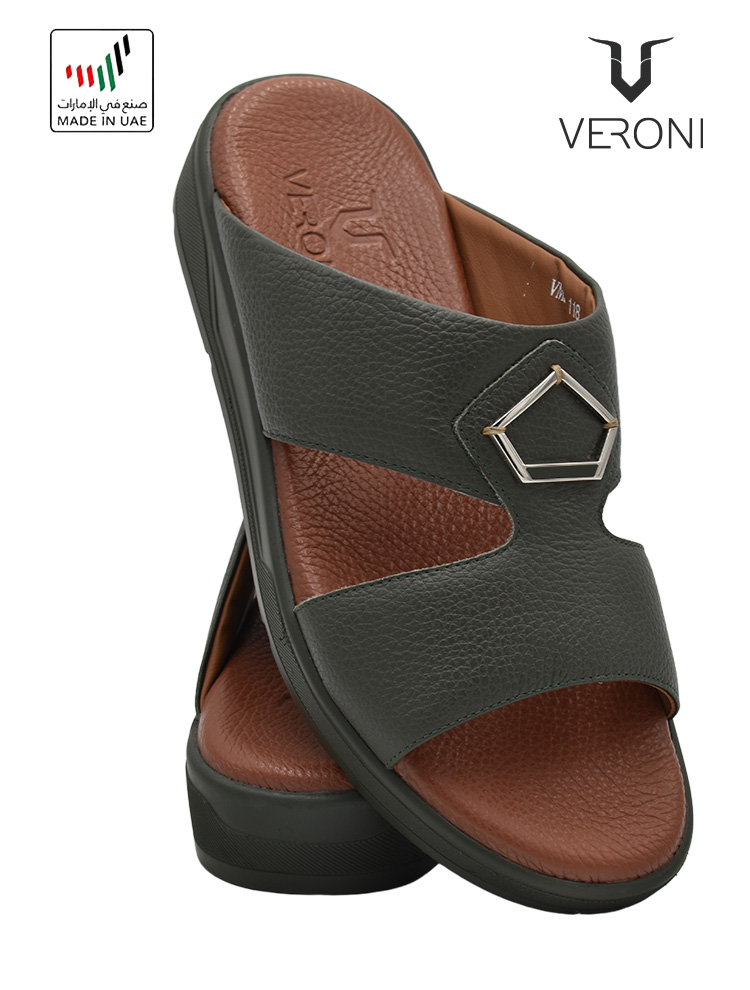 Veroni-[V365]-VMS-118-Olive-Gents-Sandal-6