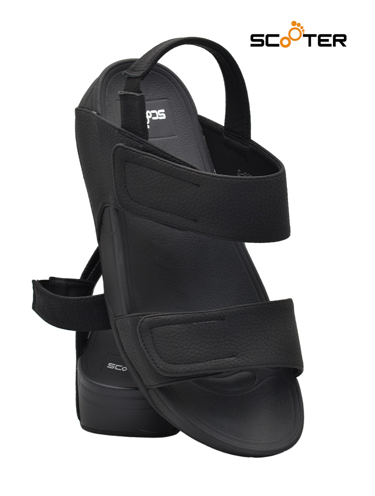 Scooter [S37] 1046 Black Gents Sandal