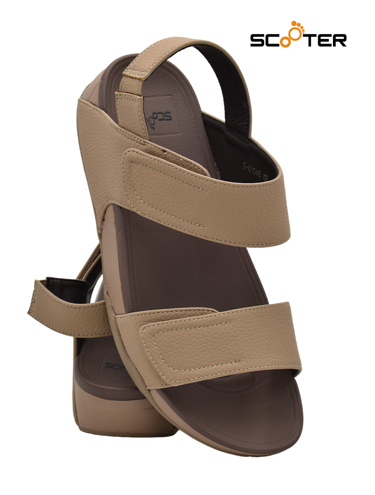 Scooter [S39] 1046 Khaki Gents Sandal