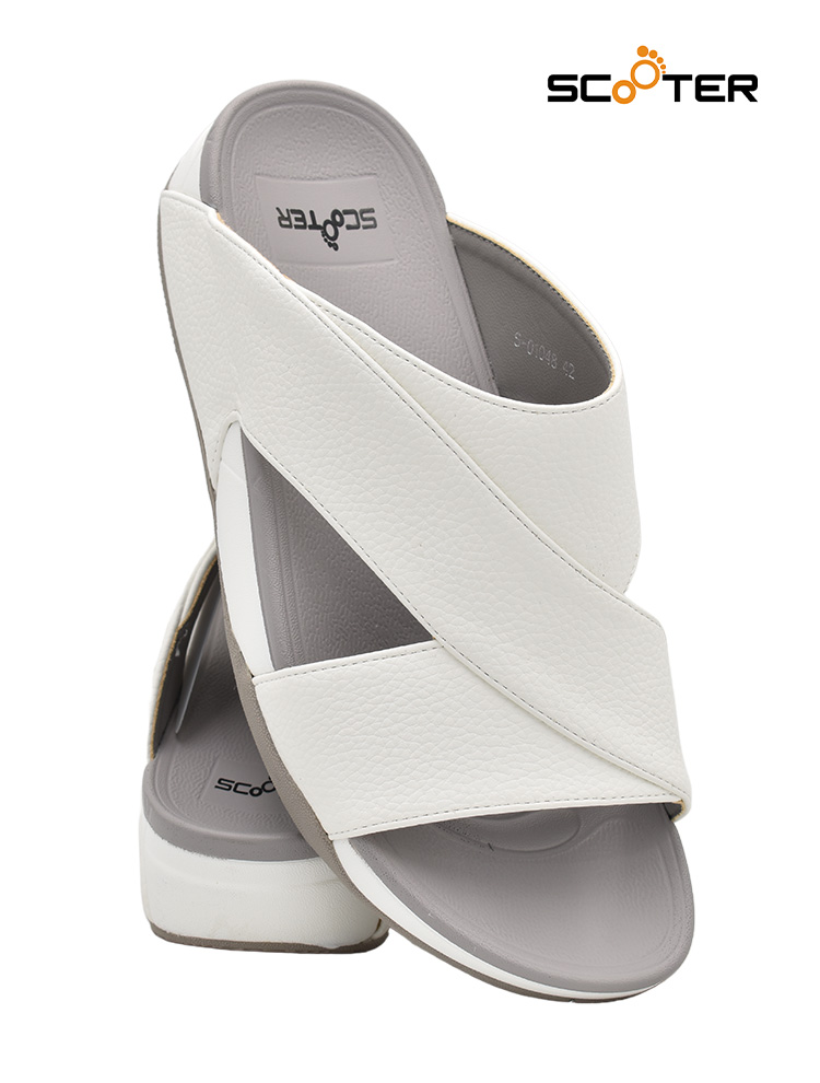 Scooter [S40] 1048 White Gents Sandal