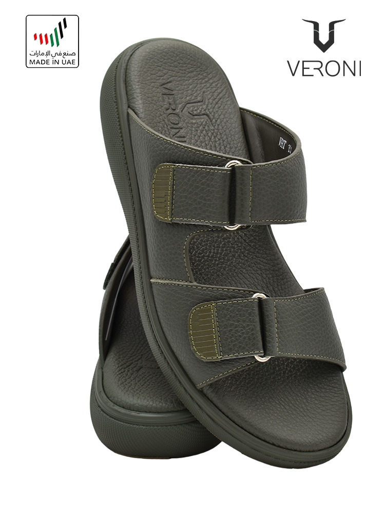 Veroni [V378] VHT-103 Olive Gents Sandal